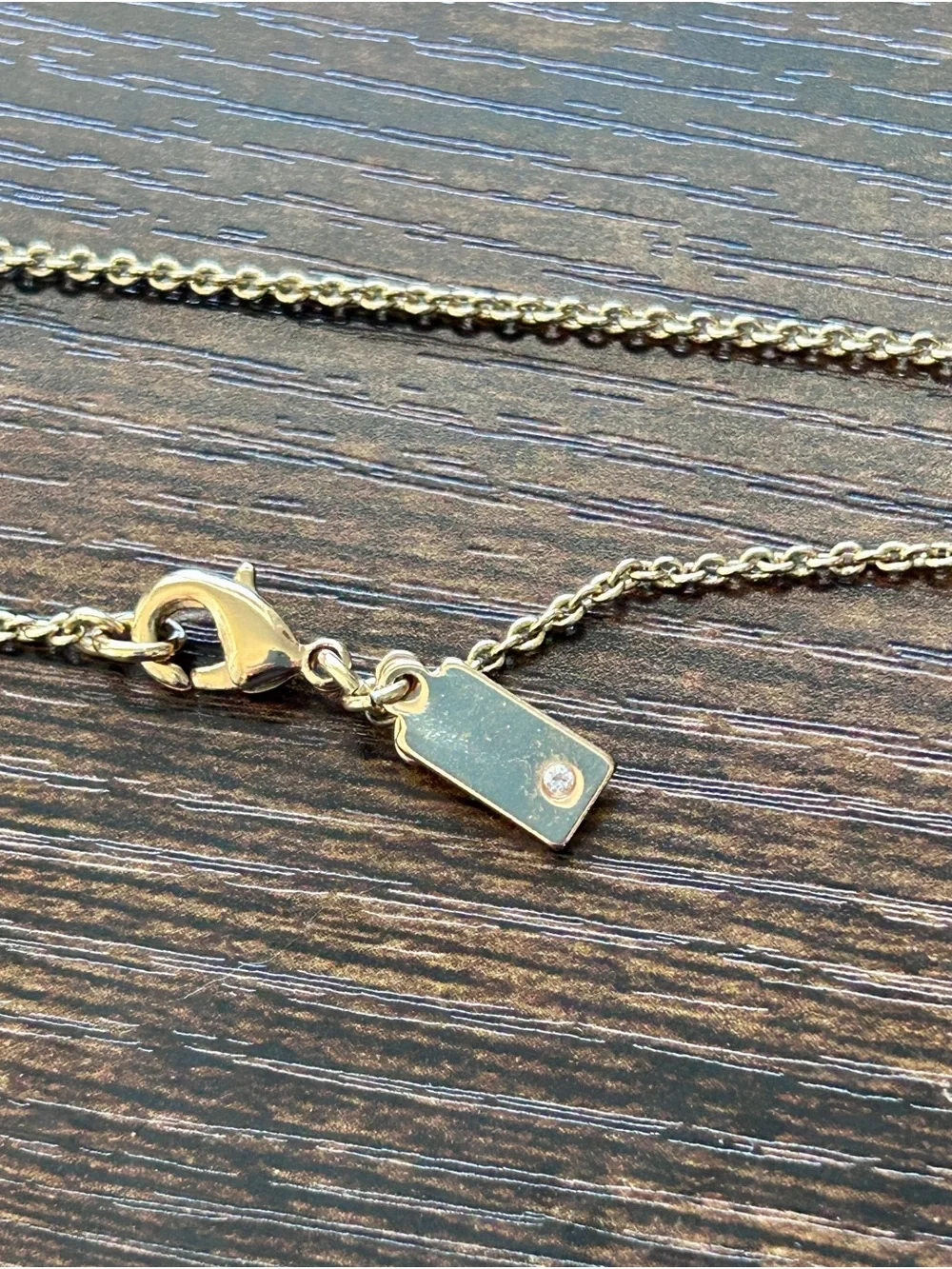 Kate Spade Cluster Gold Crystal Station and Pave 16” Necklace - Picture 6 of 10